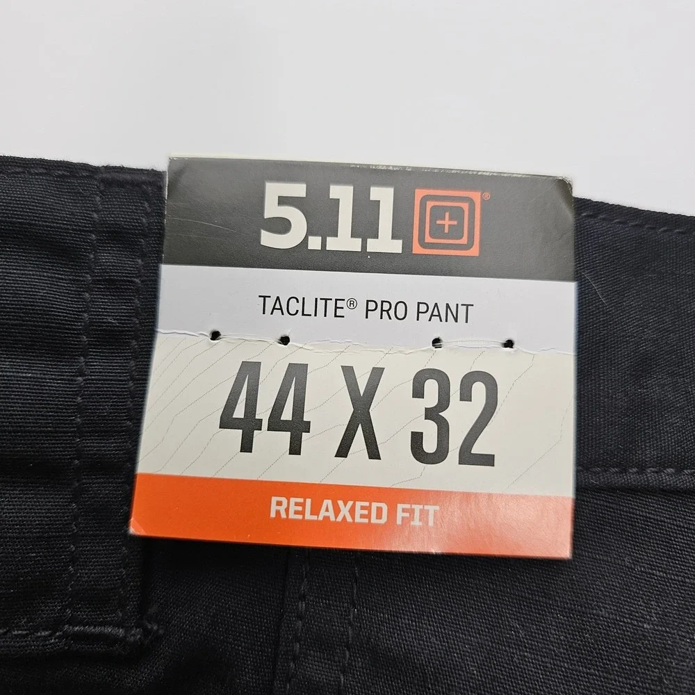 5.11 Tactical Mens Cargo Pants Black Ripstop‎ Workwear 44x32 New NWT 74251